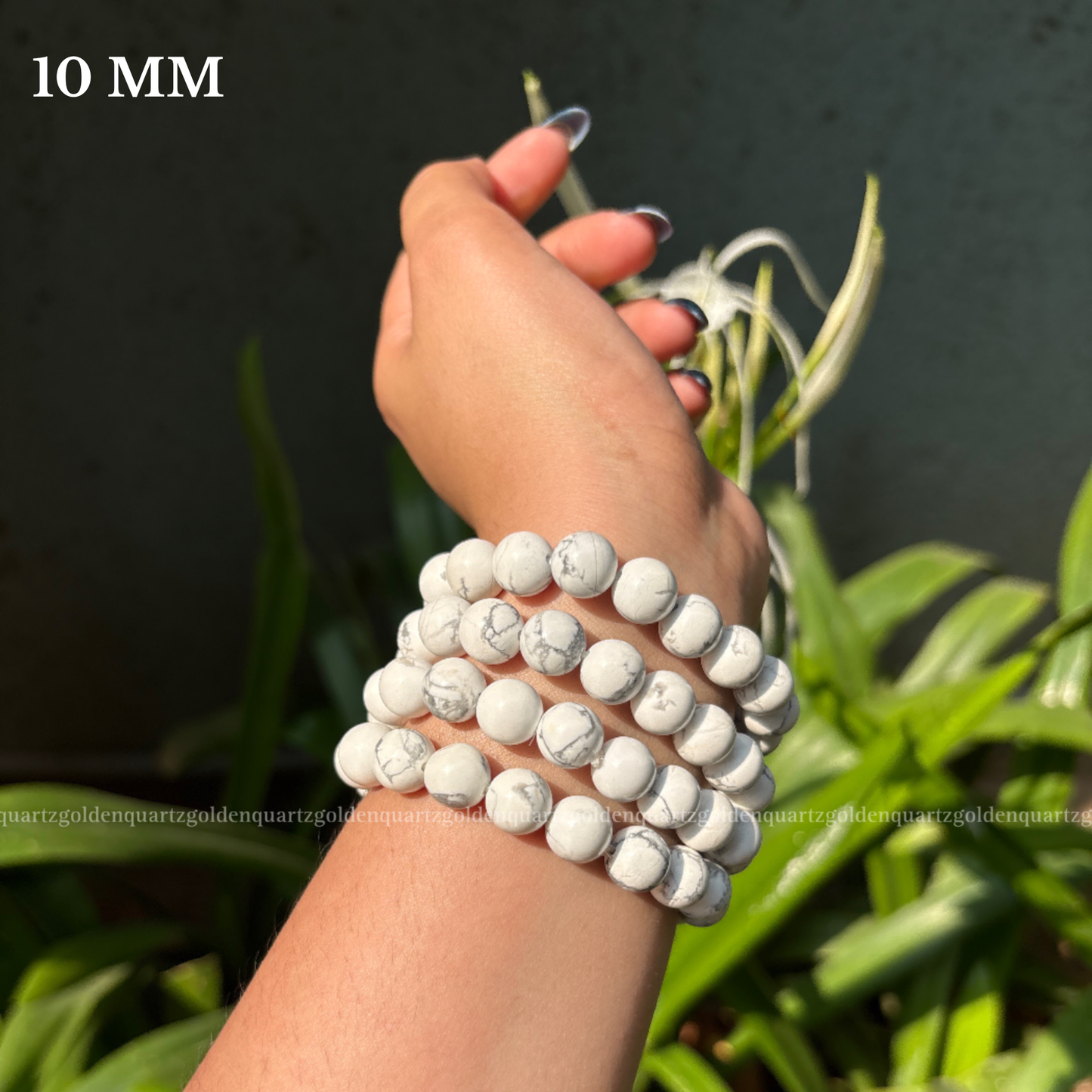 HOWLITE BRACELET - Golden Quartz 