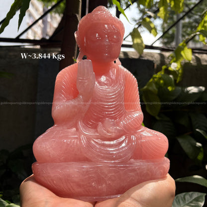 Rose Quartz Buddha – Love, Peace & Emotional Healing