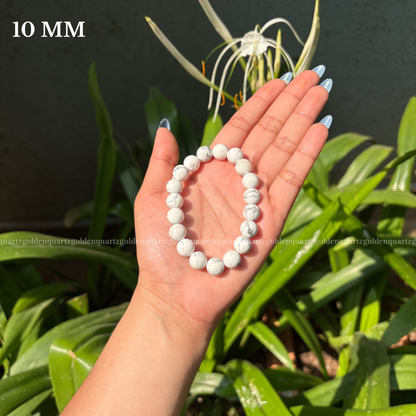 HOWLITE BRACELET - Golden Quartz 