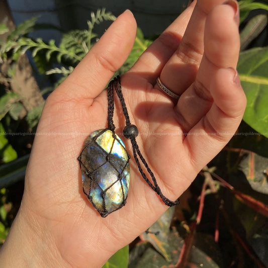 Labradorite Cabochon Pendant