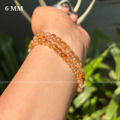 Citrine Bracelet - Golden Quartz 