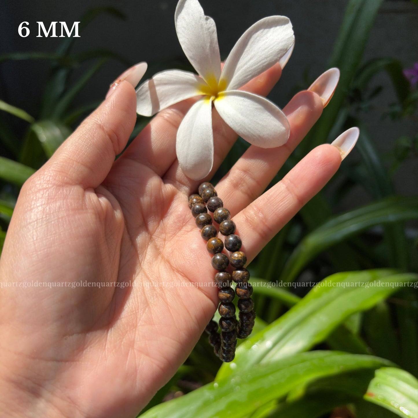 Bronzite Bracelet - Golden Quartz 