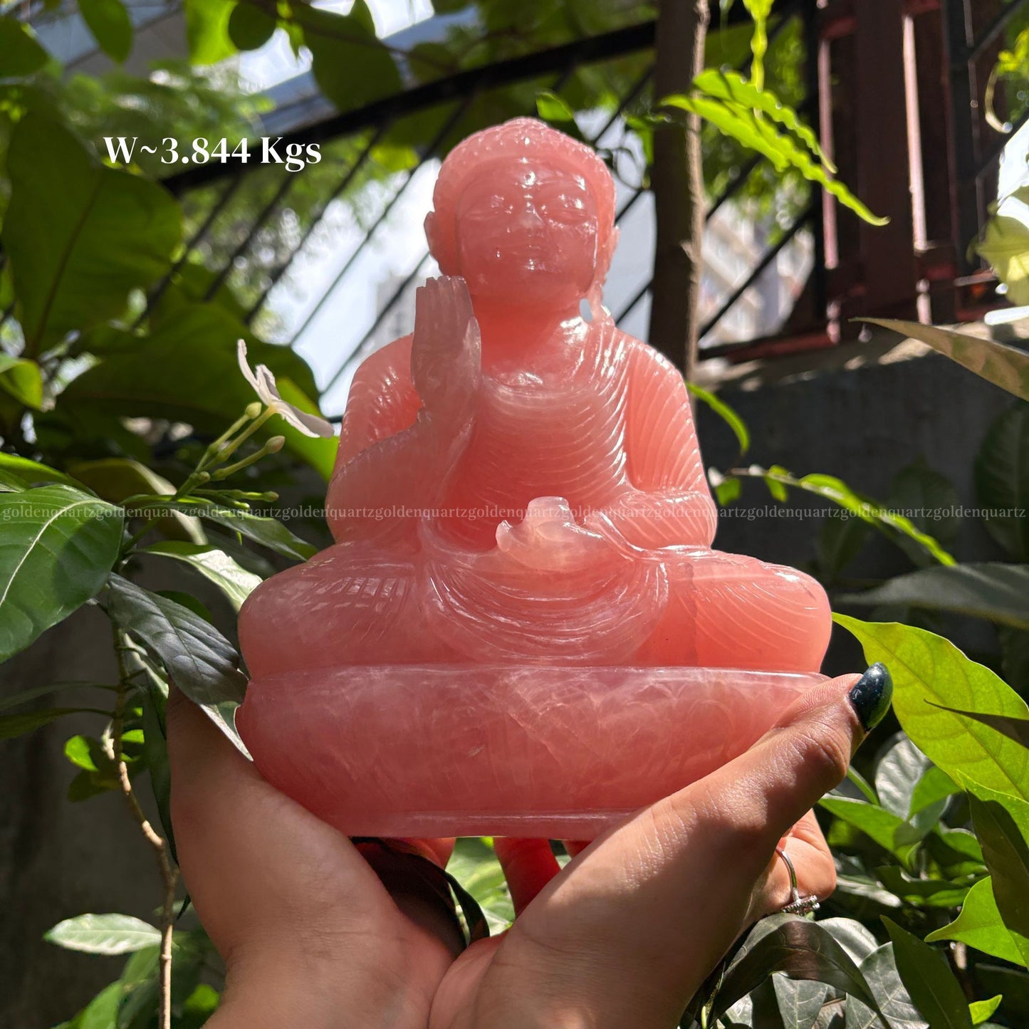 Rose Quartz Buddha – Love, Peace & Emotional Healing