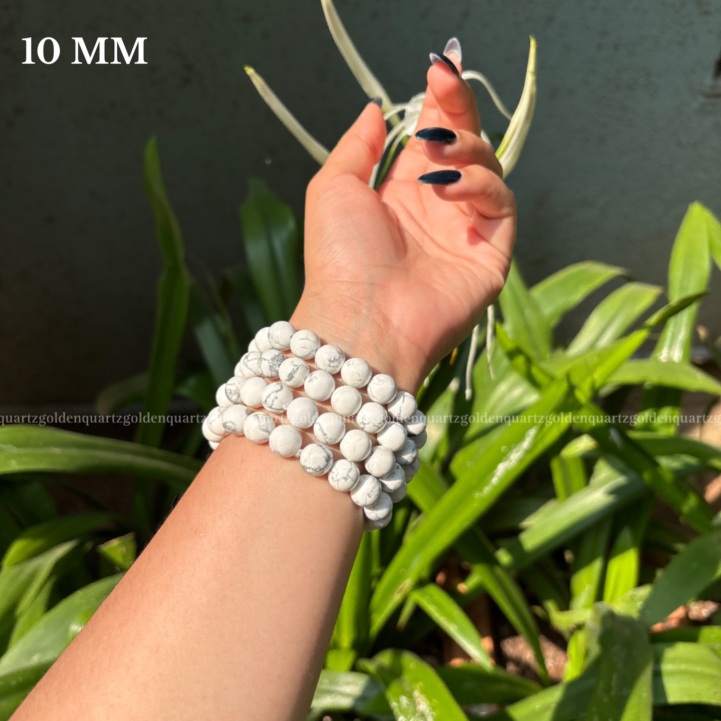 HOWLITE BRACELET - Golden Quartz 