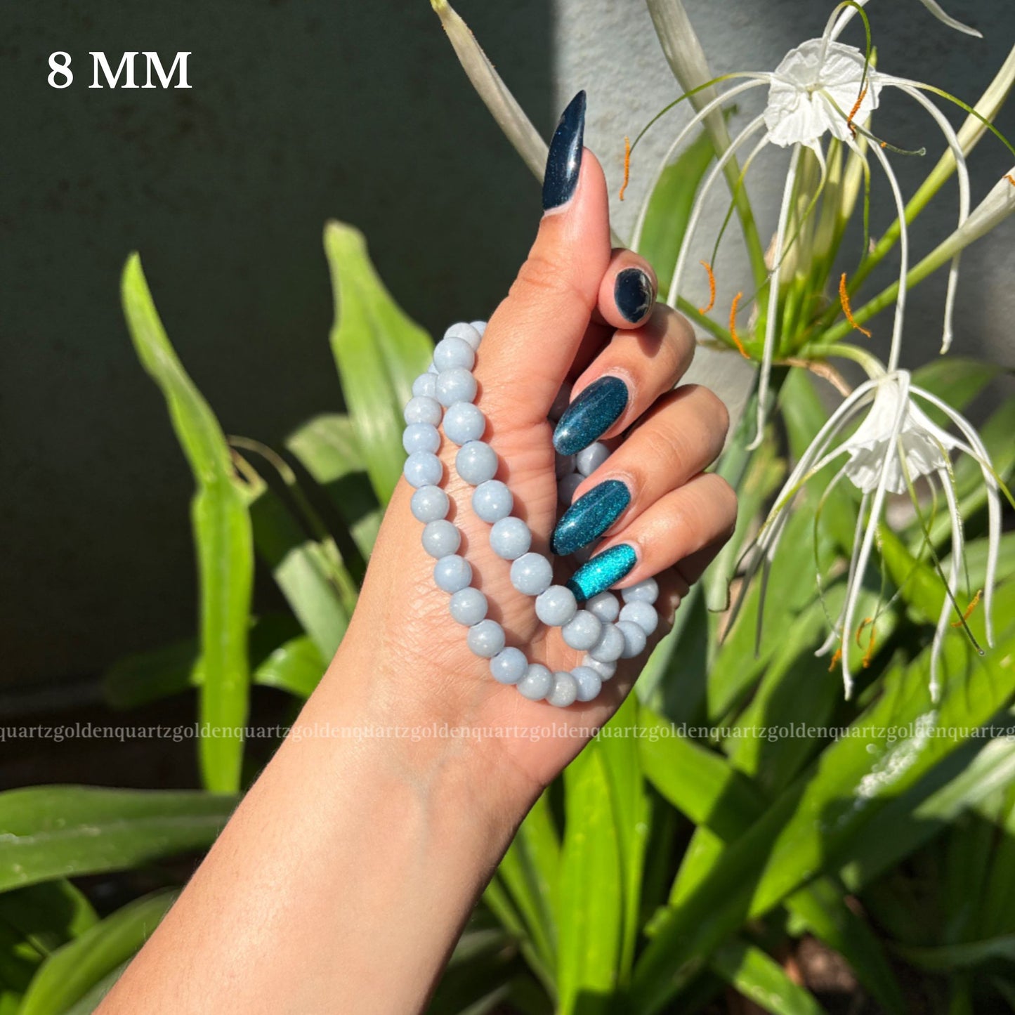 ANGELITE BRACELET - Golden Quartz 