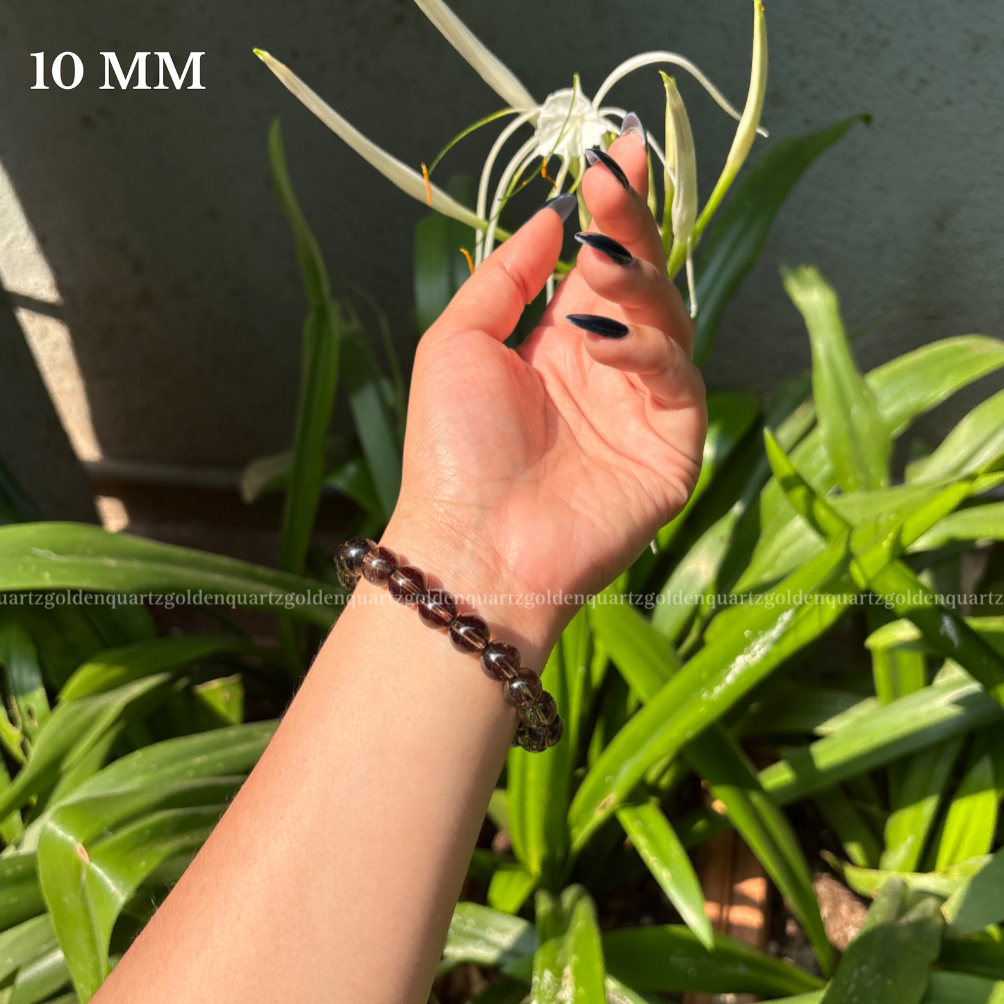 Smoky Quartz Bracelet - Golden Quartz 
