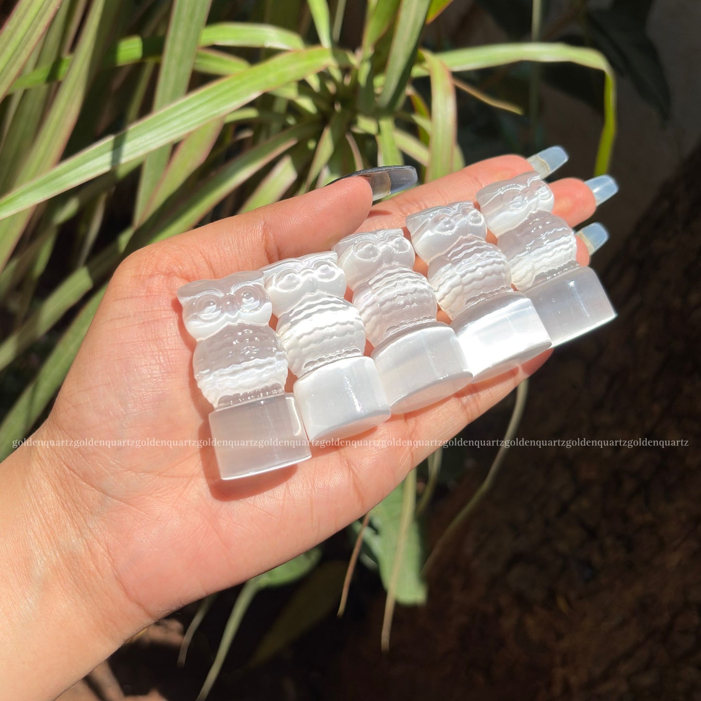Selenite Baby Owls – Wisdom, Calmness & Pure Energy