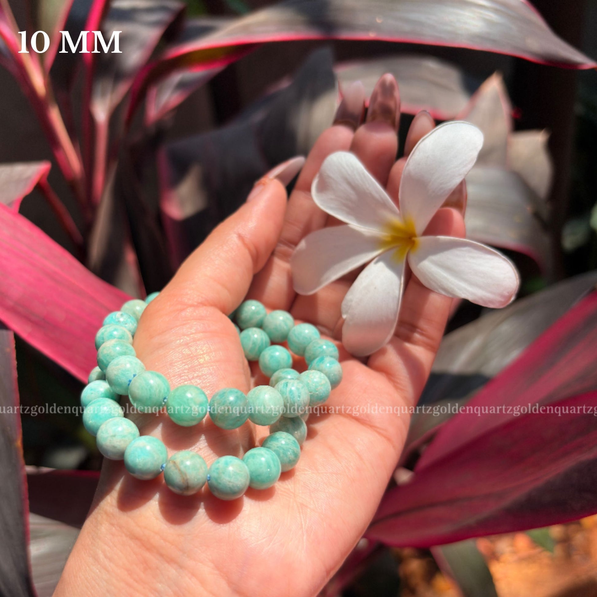 AMAZONITE BRACELET - Golden Quartz 