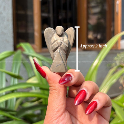 Pyrite Angel - Golden Quartz 