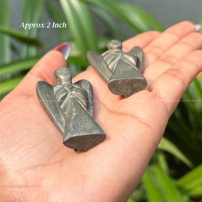 Pyrite Angel - Golden Quartz 