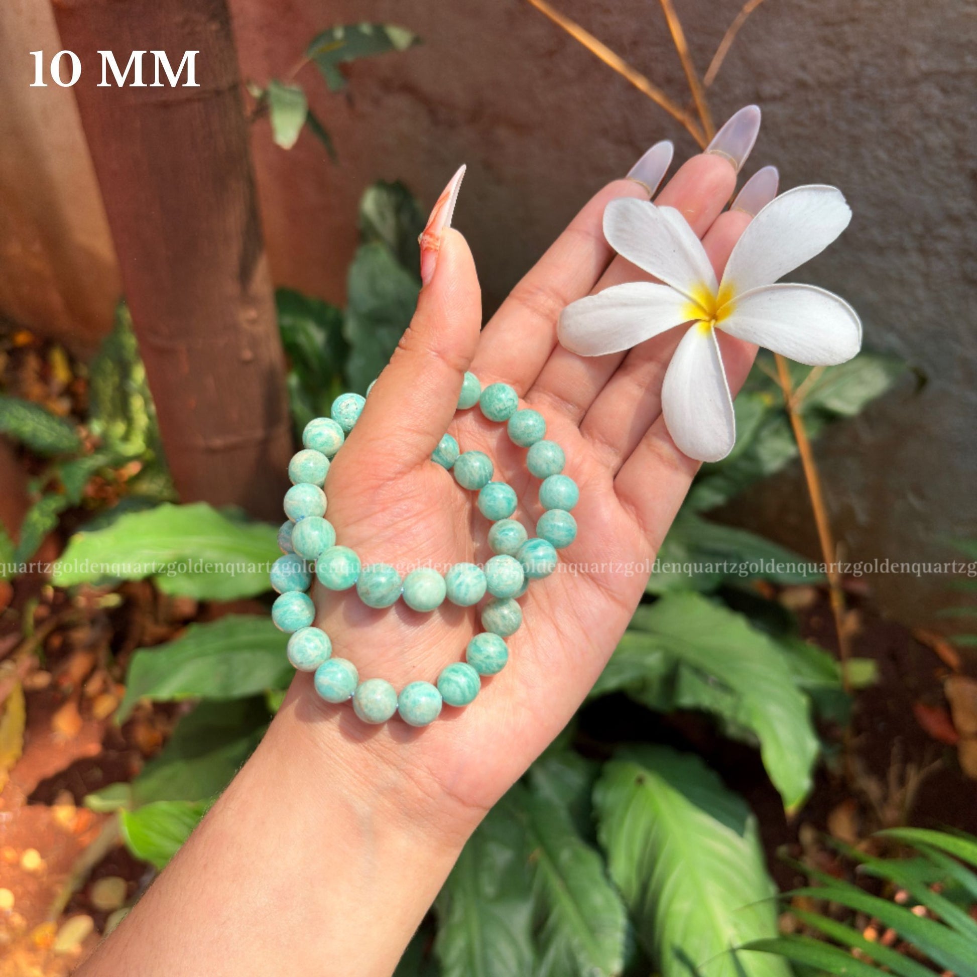 AMAZONITE BRACELET - Golden Quartz 