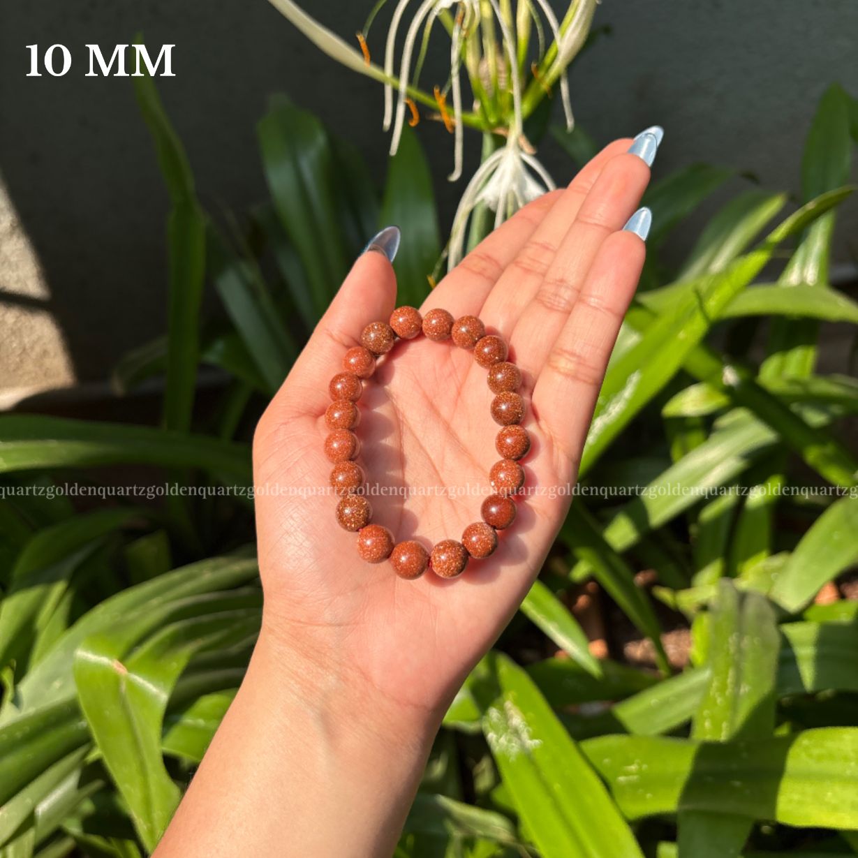 RED GOLDSTONE BRACELET FOR UPLIFTING ENERGY, AMBITION & CREATIVITY - Golden Quartz 