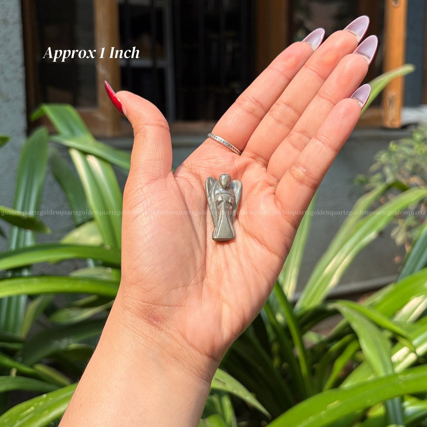 Pyrite Angel - Golden Quartz 