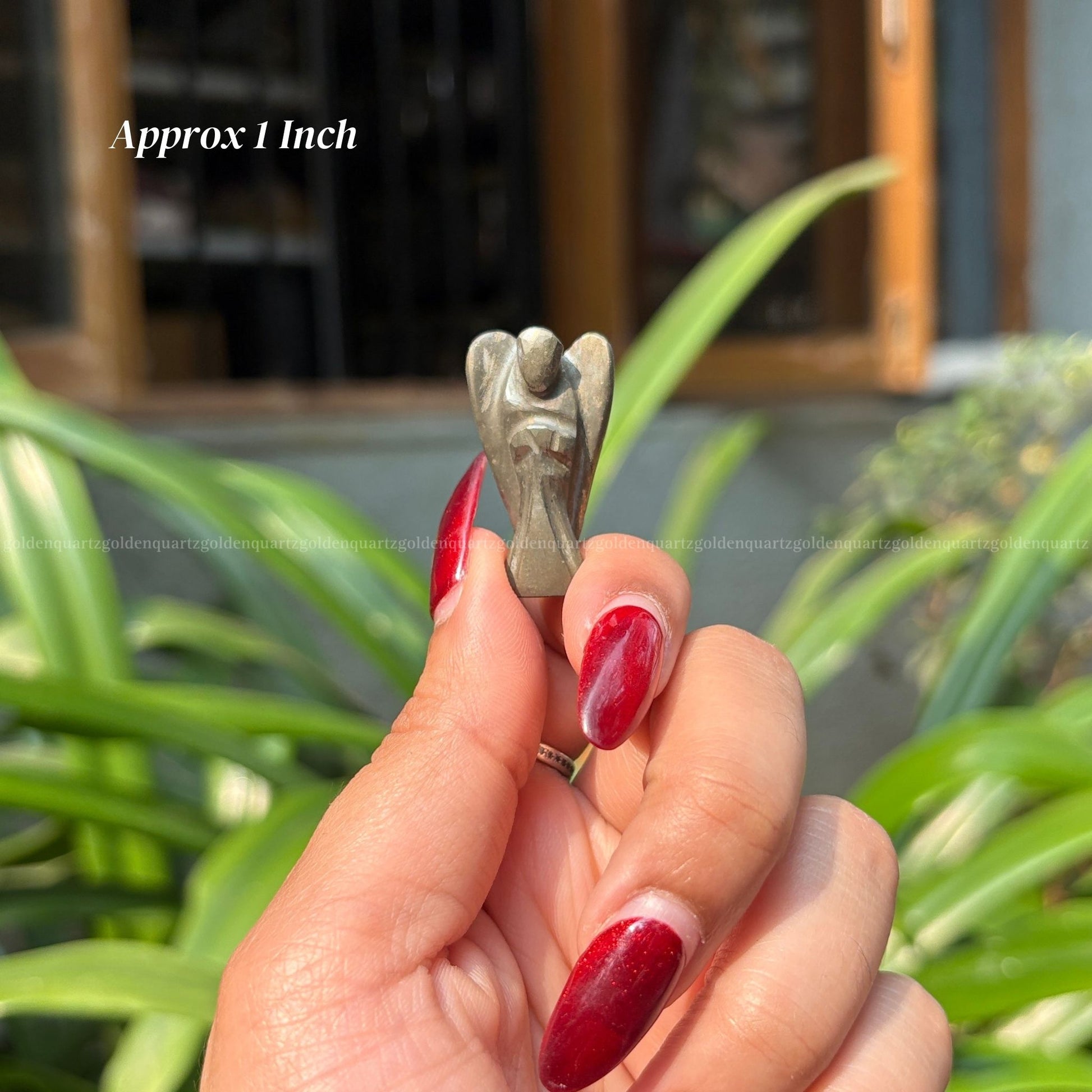 Pyrite Angel - Golden Quartz 