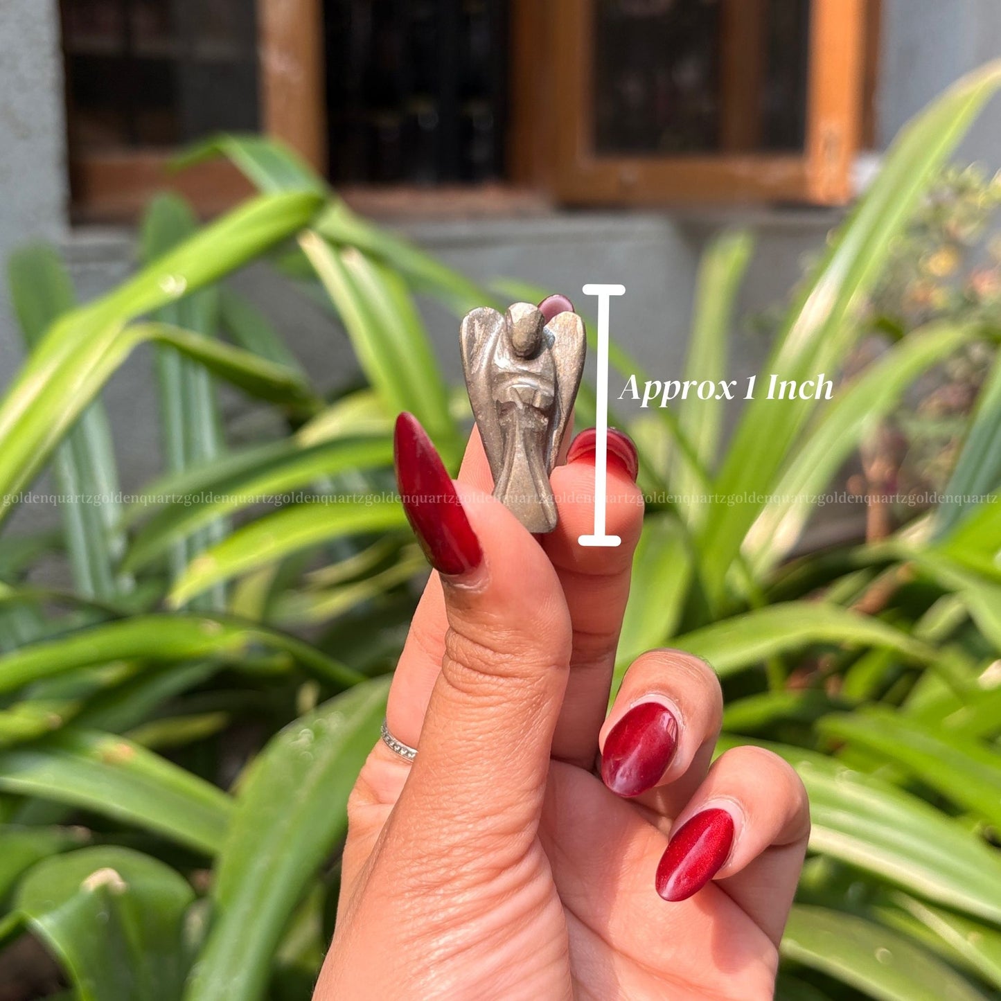 Pyrite Angel - Golden Quartz 