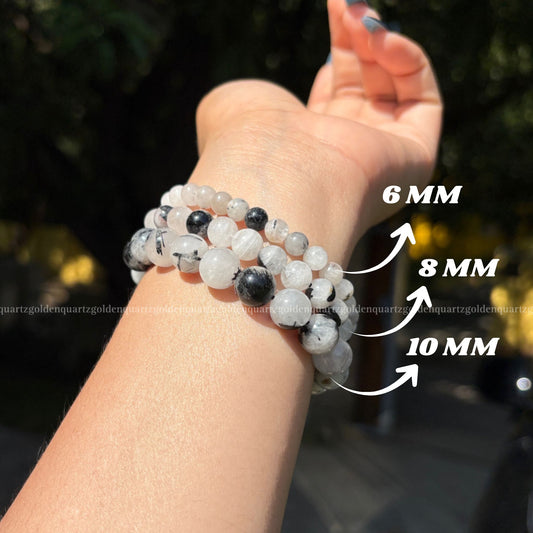 Black Rutile Quartz Bracelet