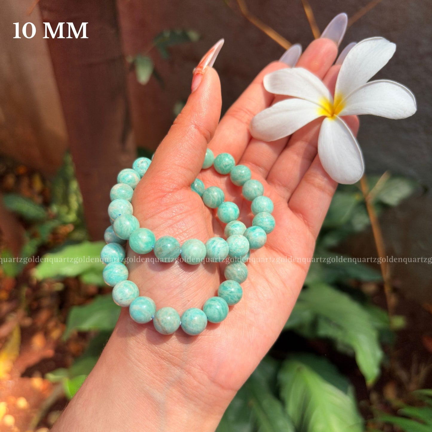AMAZONITE BRACELET - Golden Quartz 