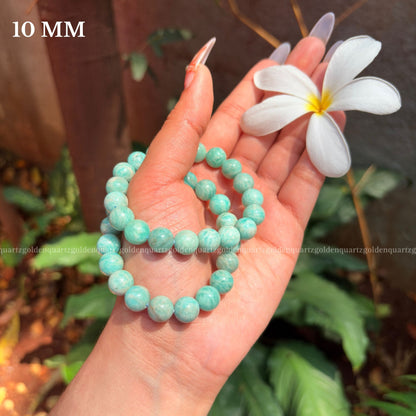 AMAZONITE BRACELET - Golden Quartz 