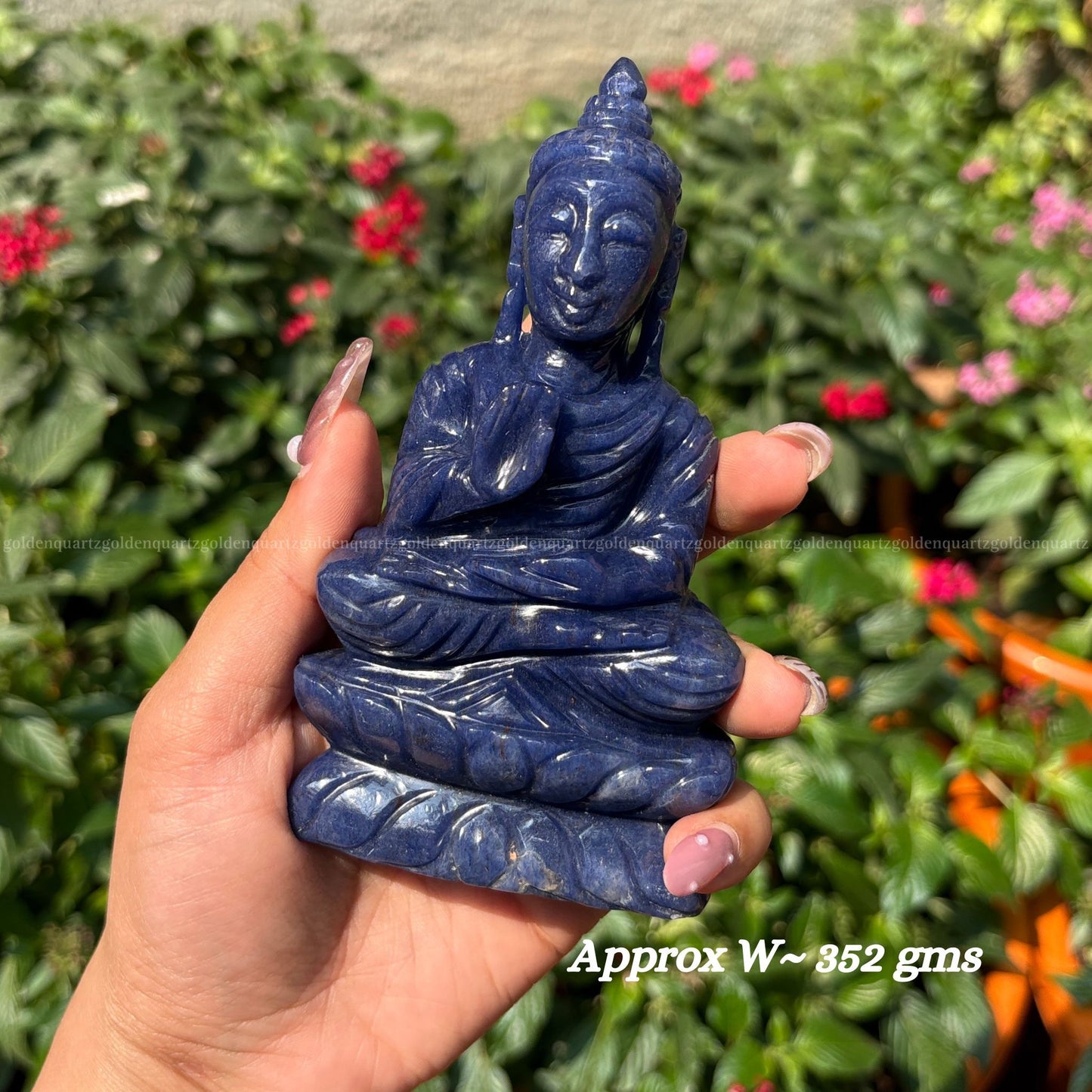 Sodalite Buddha for Wisdom, Peace & Mental Clarity
