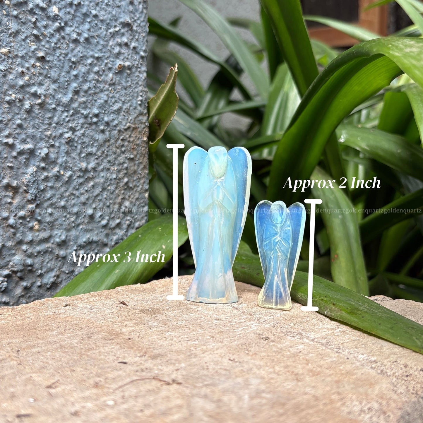 Opalite Angel - Golden Quartz 