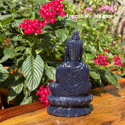 Sodalite Buddha for Wisdom, Peace & Mental Clarity
