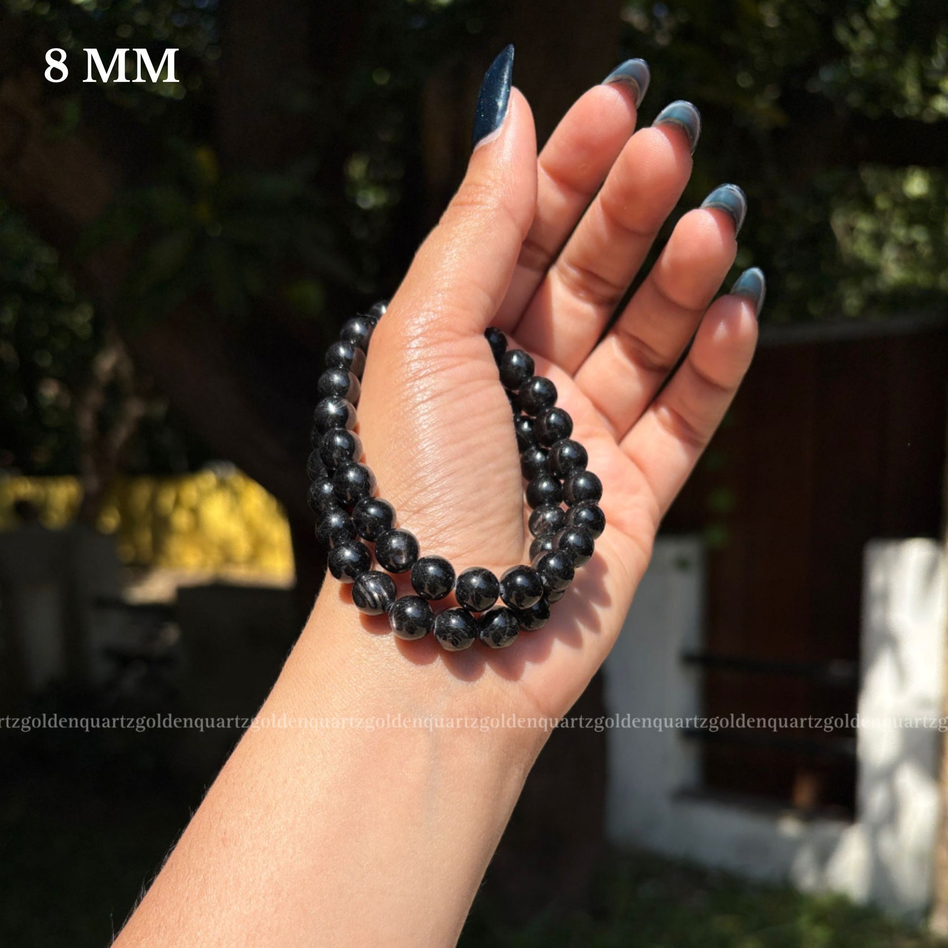 APACHE TEAR BRACELET - Golden Quartz 