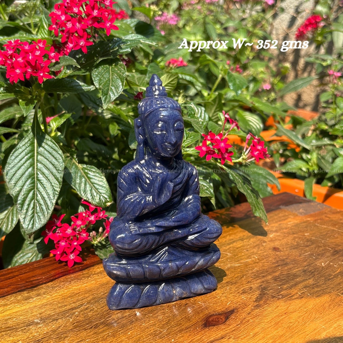 Sodalite Buddha for Wisdom, Peace & Mental Clarity