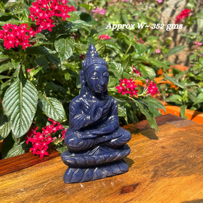 Sodalite Buddha for Wisdom, Peace & Mental Clarity