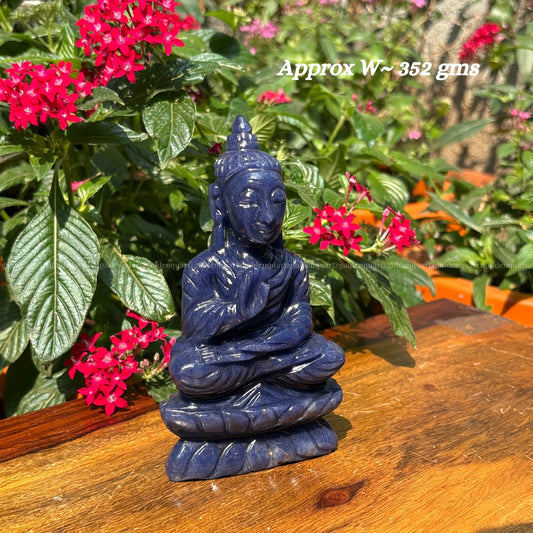 Sodalite Buddha for Wisdom, Peace & Mental Clarity