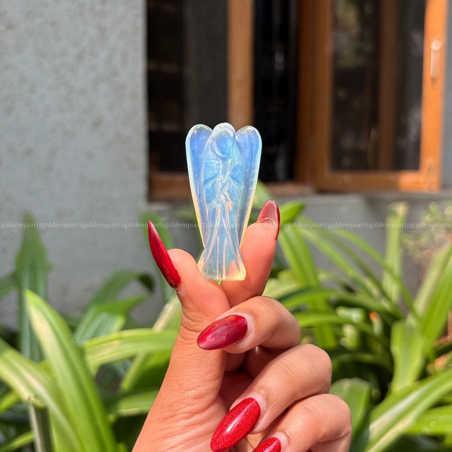Opalite Angel - Golden Quartz 