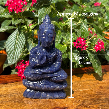Sodalite Buddha for Wisdom, Peace & Mental Clarity