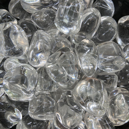 AA Clear Quartz Tumble Stone - Golden Quartz 