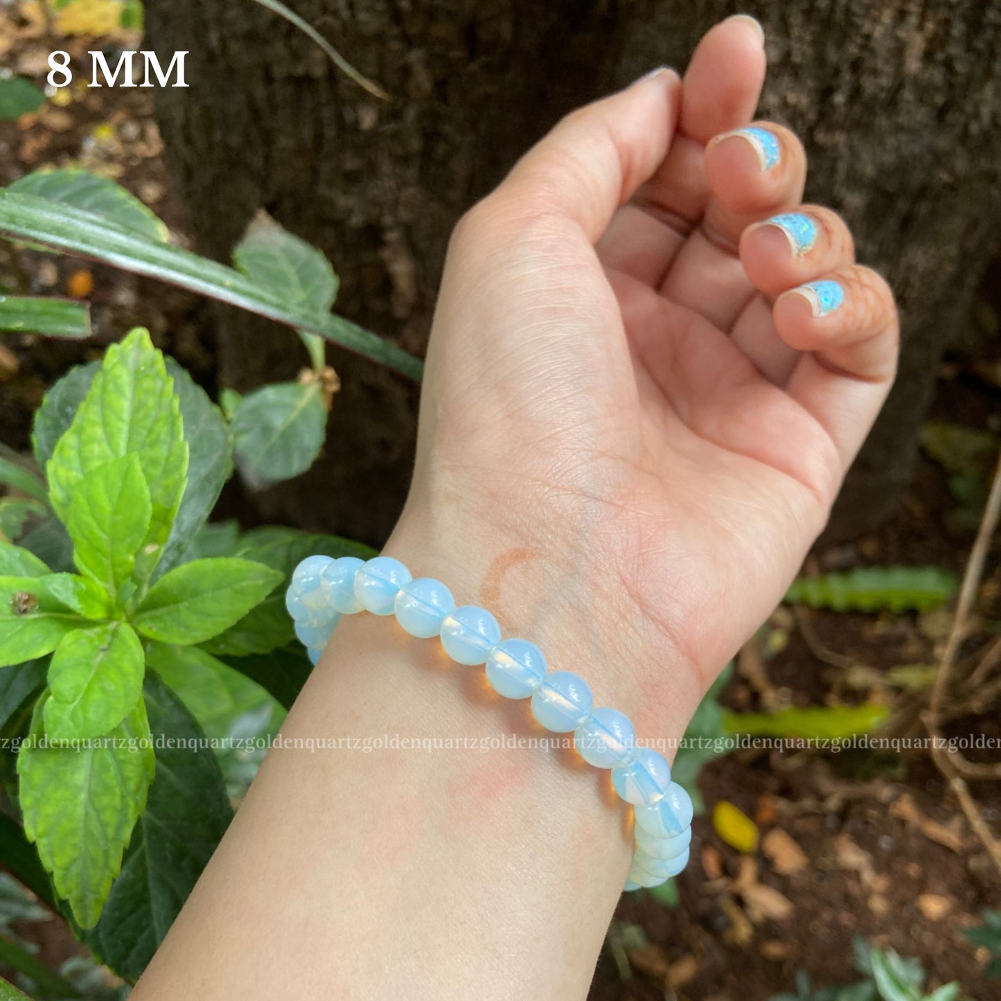 Opalite Bracelet For Emotional Balance & Communication - Golden Quartz 