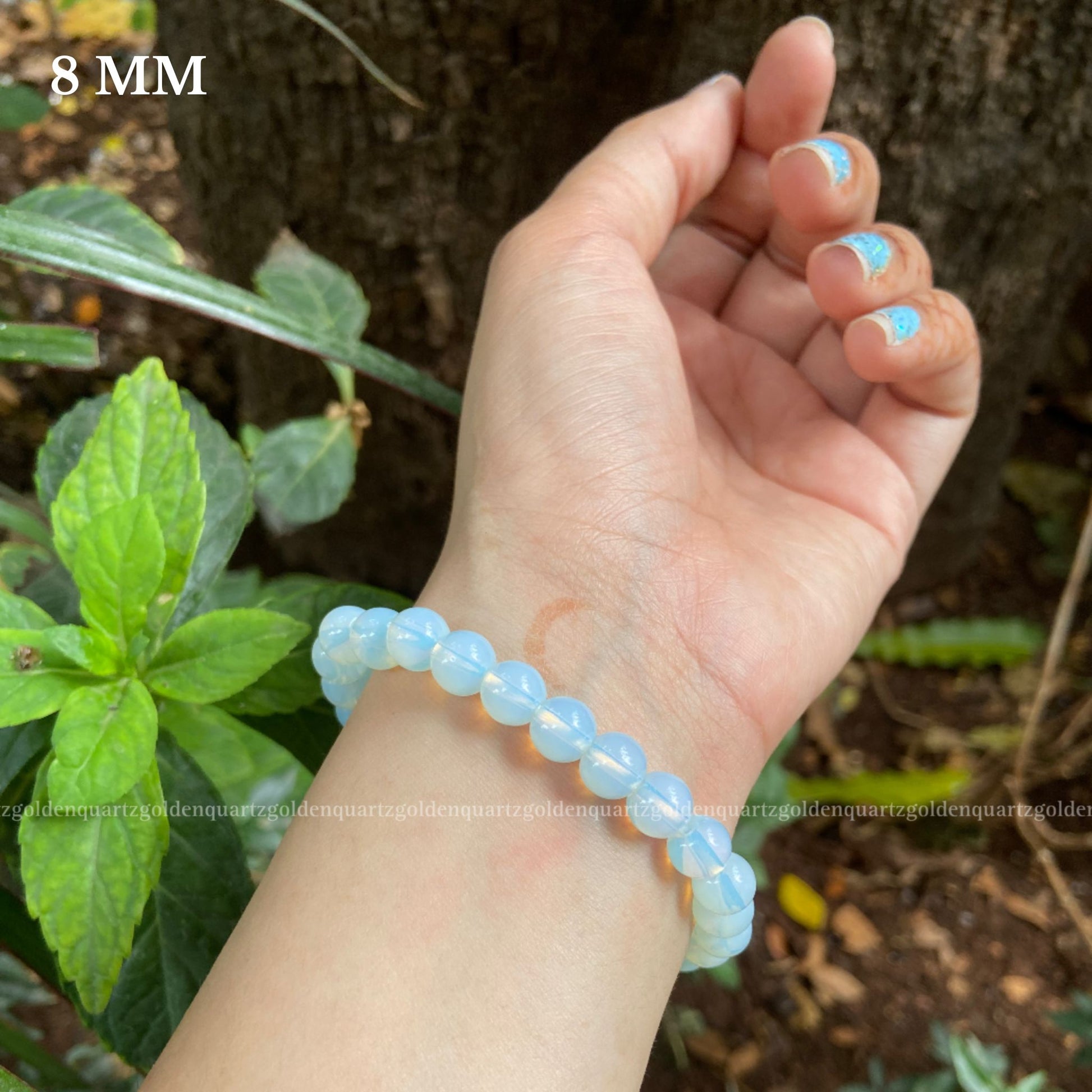 Opalite Bracelet For Emotional Balance & Communication - Golden Quartz 