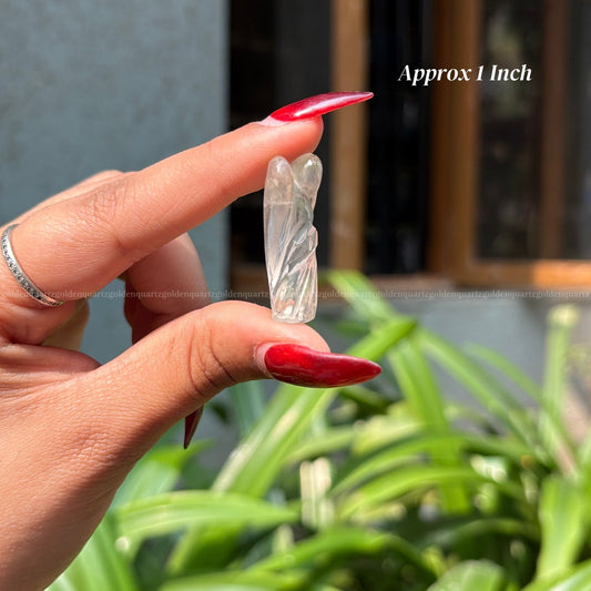 Clear Quartz Angel - Golden Quartz 