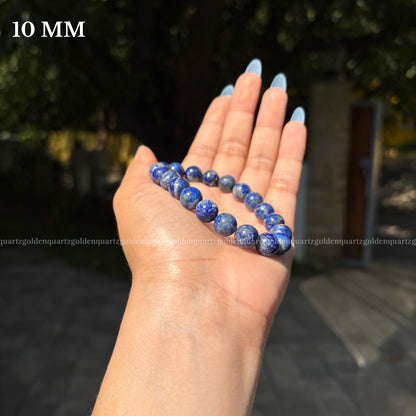 Lapis Lazuli Bracelet - Golden Quartz 