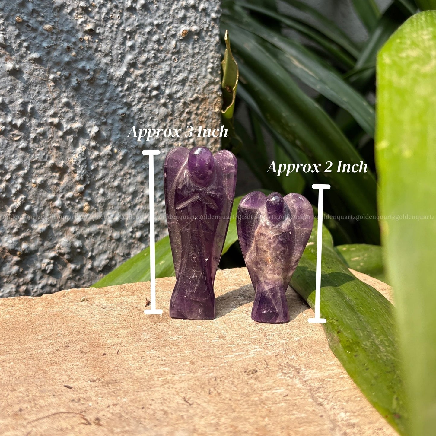 Amethyst Angel - Golden Quartz 