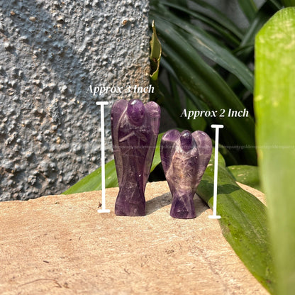 Amethyst Angel - Golden Quartz 