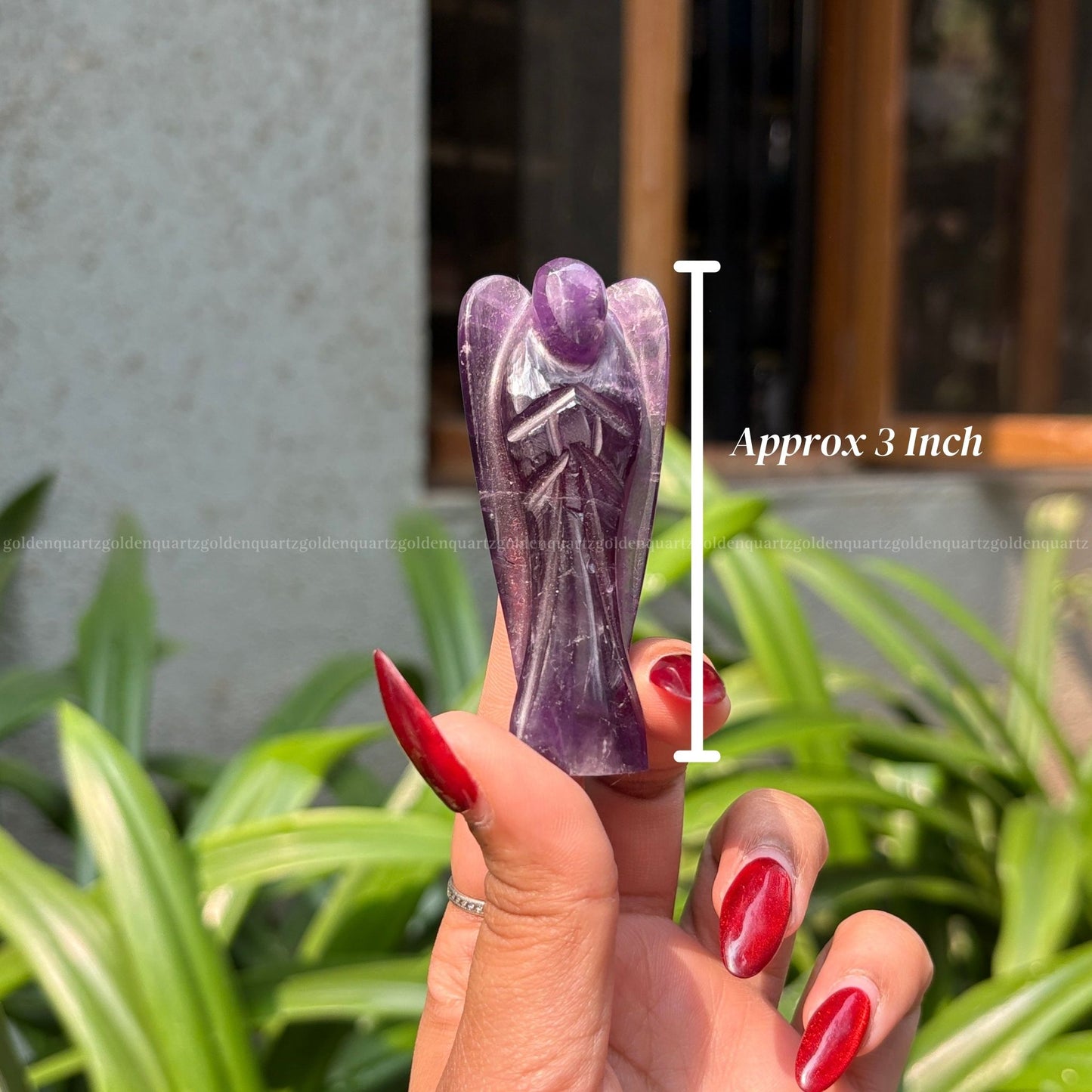 Amethyst Angel - Golden Quartz 