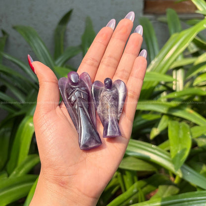 Amethyst Angel - Golden Quartz 