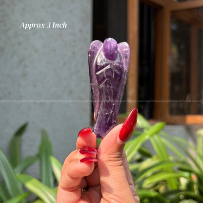 Amethyst Angel - Golden Quartz 