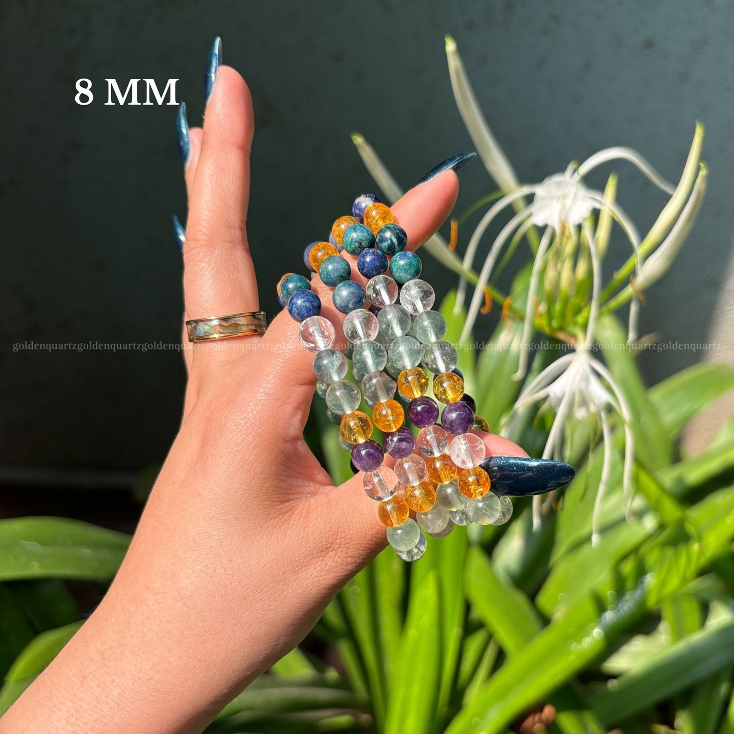 EDUCATION BRACELET FOR STUDIES TO FOCUS & CONCENTRATE - Golden Quartz 