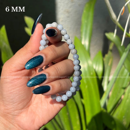 ANGELITE BRACELET - Golden Quartz 