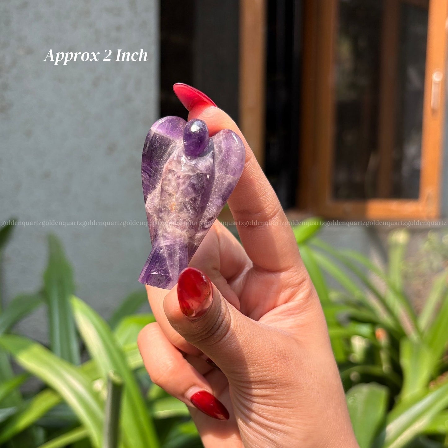 Amethyst Angel - Golden Quartz 