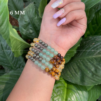 Money Magnet Bracelet - Golden Quartz 