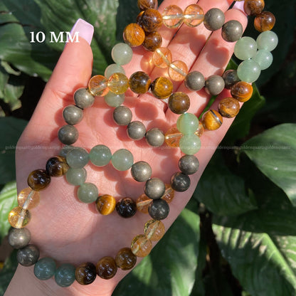 Money Magnet Bracelet - Golden Quartz 