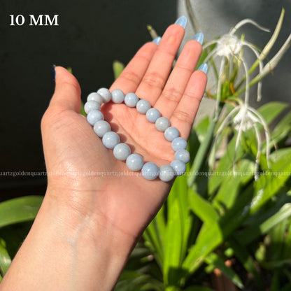 ANGELITE BRACELET - Golden Quartz 