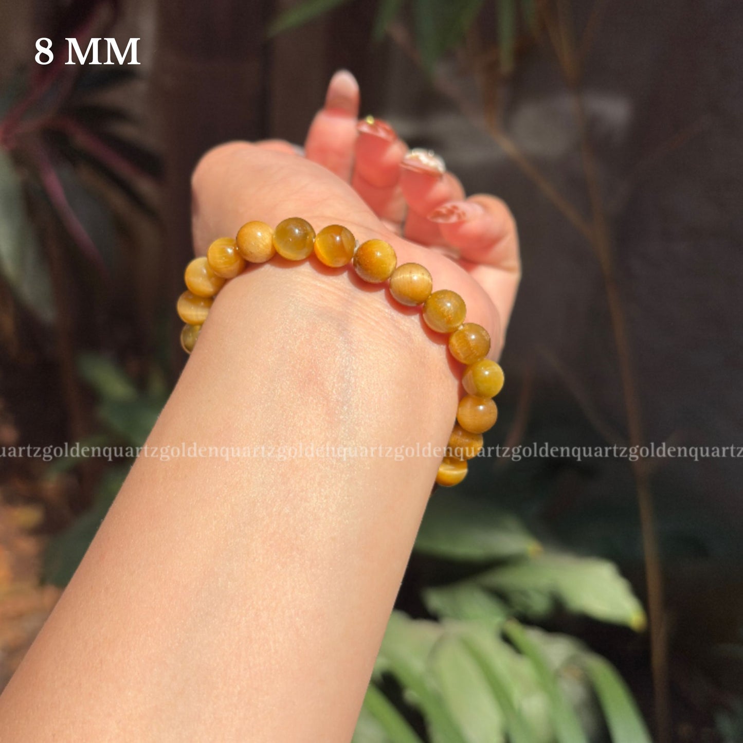 YELLOW CATS EYE BRACELET - Golden Quartz 