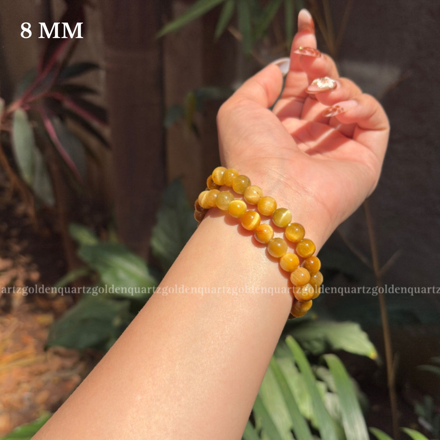 YELLOW CATS EYE BRACELET - Golden Quartz 