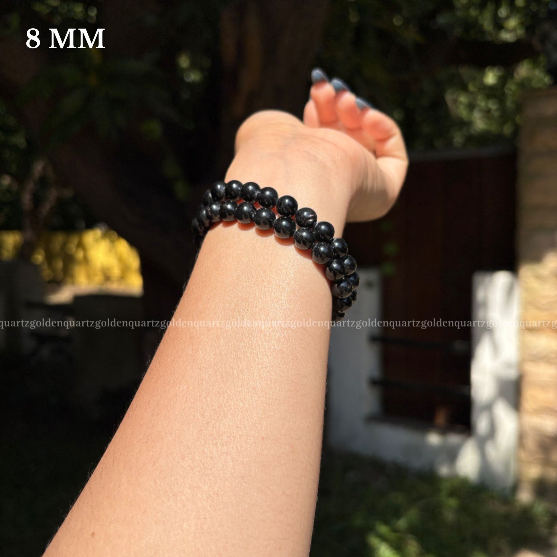 APACHE TEAR BRACELET - Golden Quartz 